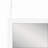 Anjolina 12 x 48 Over The Door - Full Length Hanging Mirror with Shatter-Resistant Glass-91734027