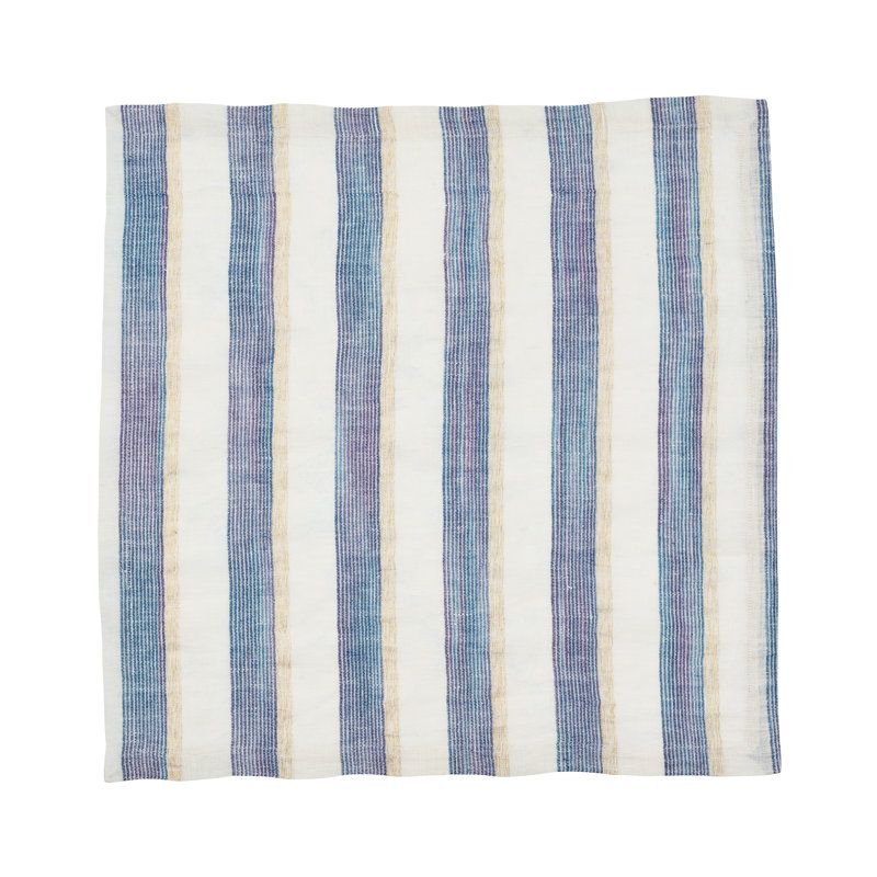 Broad Stripe Napkin, Blue