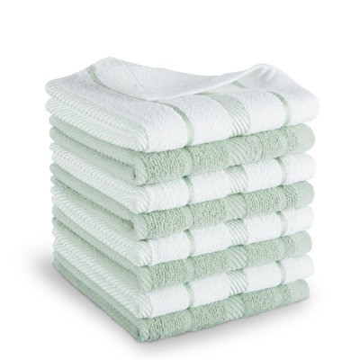 KITCHENAID Albany Dishcloth 8 Pack Set, 12"x12"