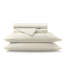 Ensemble de draps et taies d'oreiller très grand, satin de coton Supima 500TC, beige pour la maison