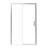 Shower Door, Aluminum Sliding Glass Shower Door With Durable Stainless Steel Hardware-124899086