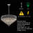 Iqrah 19 - Light Dimmable Tiered Chandelier