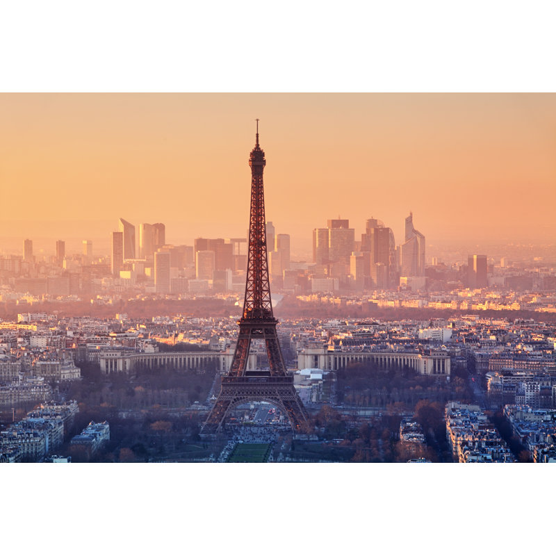 Eiffel Tower by TomasSereda - Wrapped Canvas Print, 30cm H x 46cm W