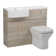 Match 100cm Composite Single Bathroom Vanity Top with Sink