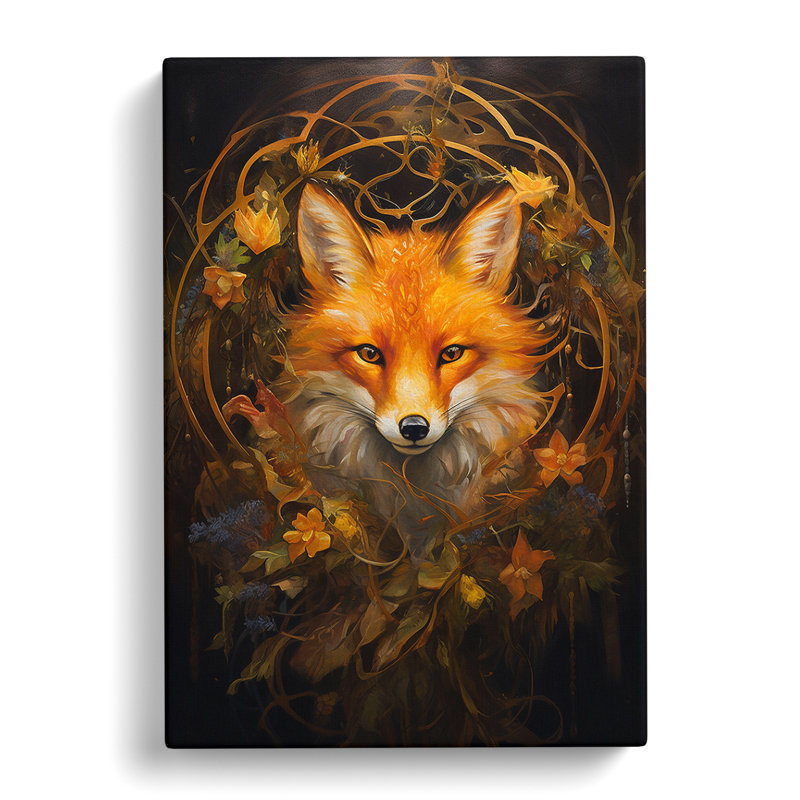 Fox Conceptual No.2 - Wrapped Canvas, 76cm H x 50cm W x 3cm D
