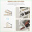 Armoire de rangement pour chaussures avec compartiment ouvert 2 tiroirs rabattables | Minimaliste | Blanc cassé