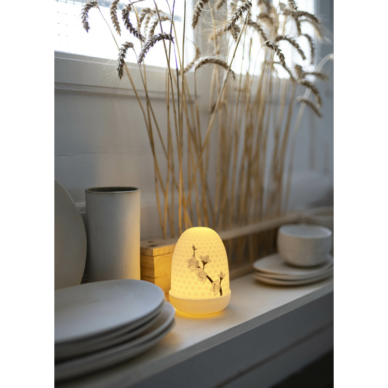 Lampe de table blanche 5,91 "Dome