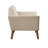 Merrylite  37" Wide Upholstered Armchair with Tufted Backrest-599994583