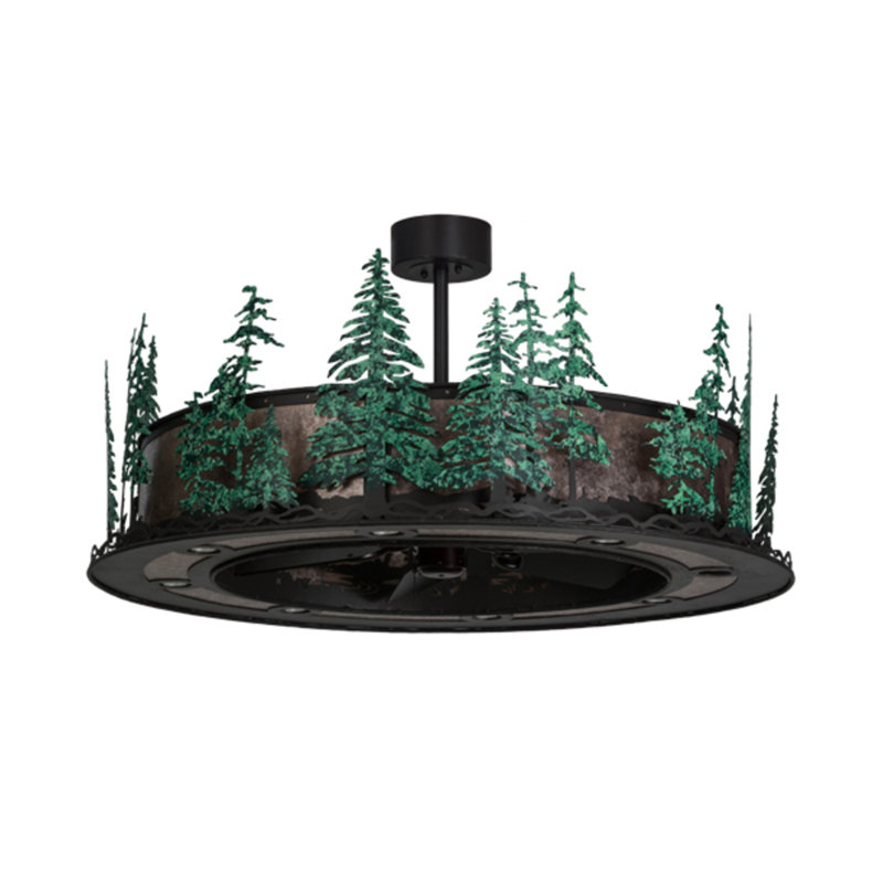 Tall Pines Downrod Ceiling Fan