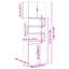 Alixander 80cm Sideboard-473424811