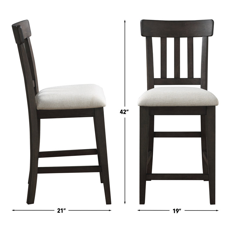 Tabouret de comptoir rembourré Osbourne