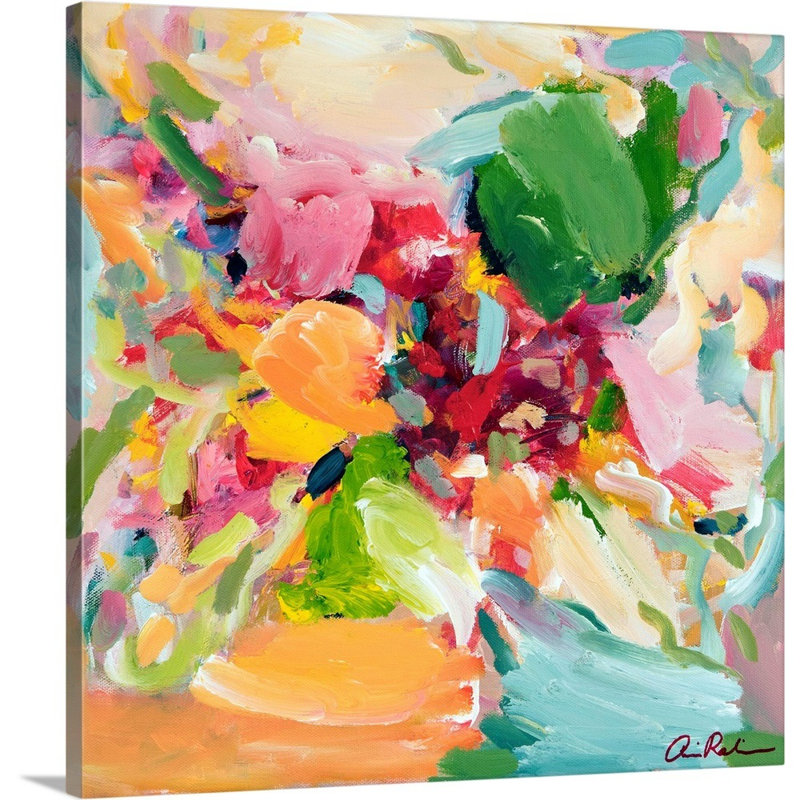 "French Macarons" by Amira Rahim - Print on Canvas, 36" H x 36" W x 1.25" D, Wrapped Canvas