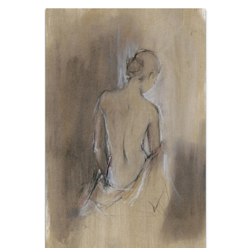 « contemporaine draped figures ii », impression, H 36 po x l 24 po x P 1,5 po, Toile tendue