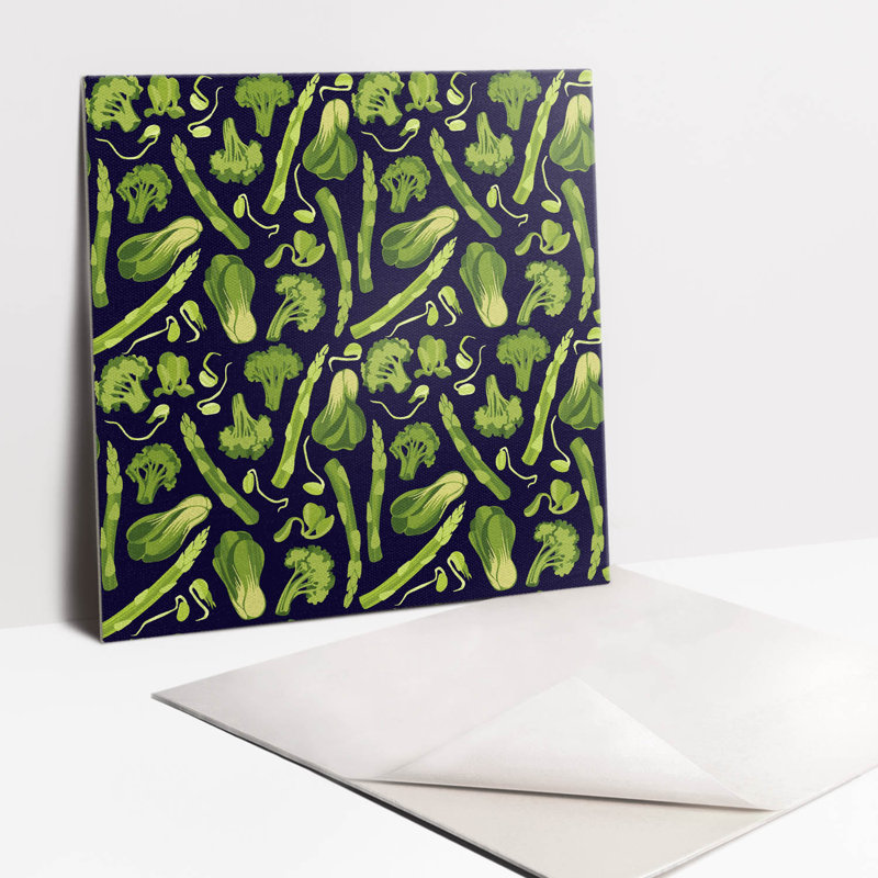Clarion 30cm x 30cm PVC Mosaic Tile in Green