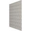 L 19 5/8 po x H 19 5/8 po Panneau mural décoratif Corura EnduraWall 3D, métallique (couvre 2,67 pieds carrés)-123526729