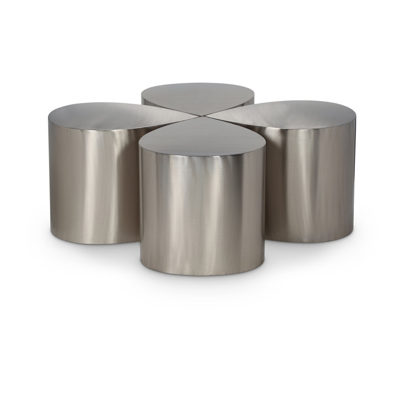 Huewitt Coffee Table, Silver