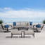 Venetia 7 Piece Sofa Seating Group with Cushions