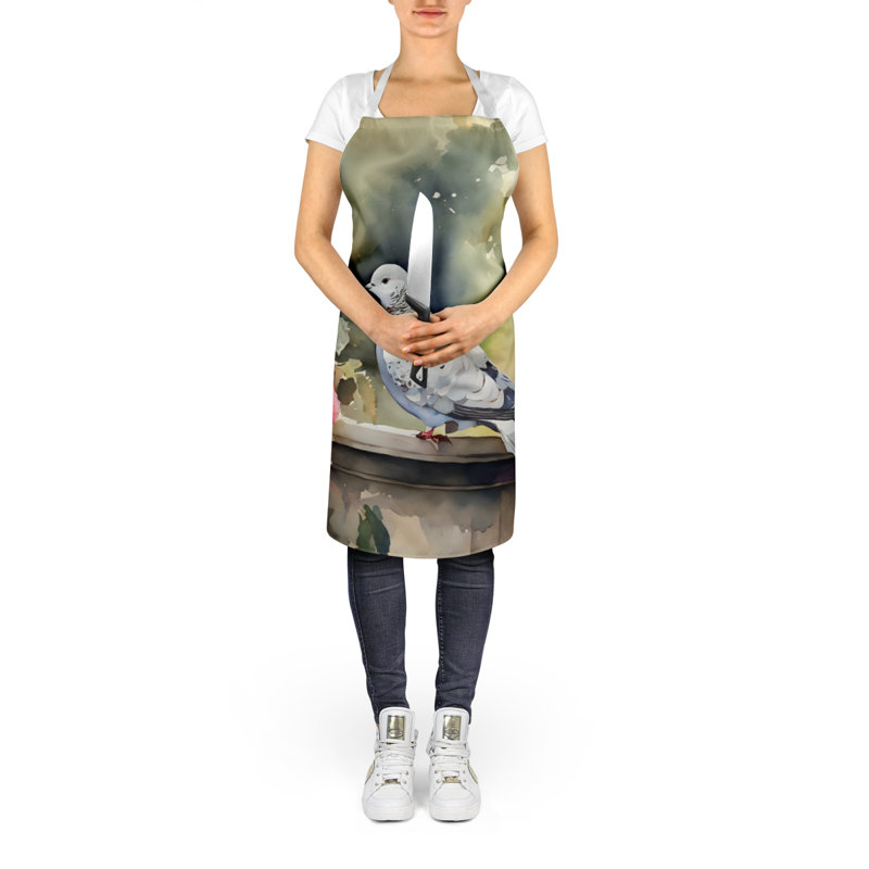 No Pattern Bib Apron