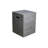 Elementi Rectangle Concrete Propane Fire Pit Table with Lid