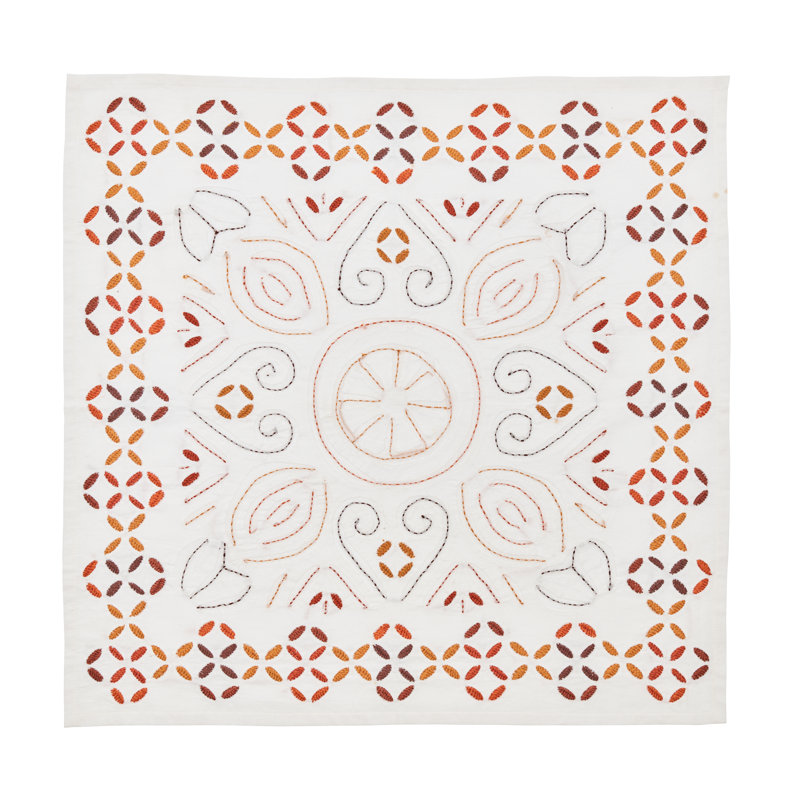 Malta Napkin, White/Brown
