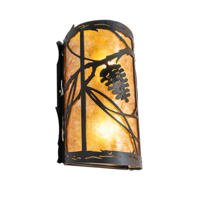 Jahmal Steel Flush Mounted Sconce