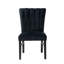 Ensemble de 2 chaises d'appoint en tissu avec dossier capitonné Shanvi