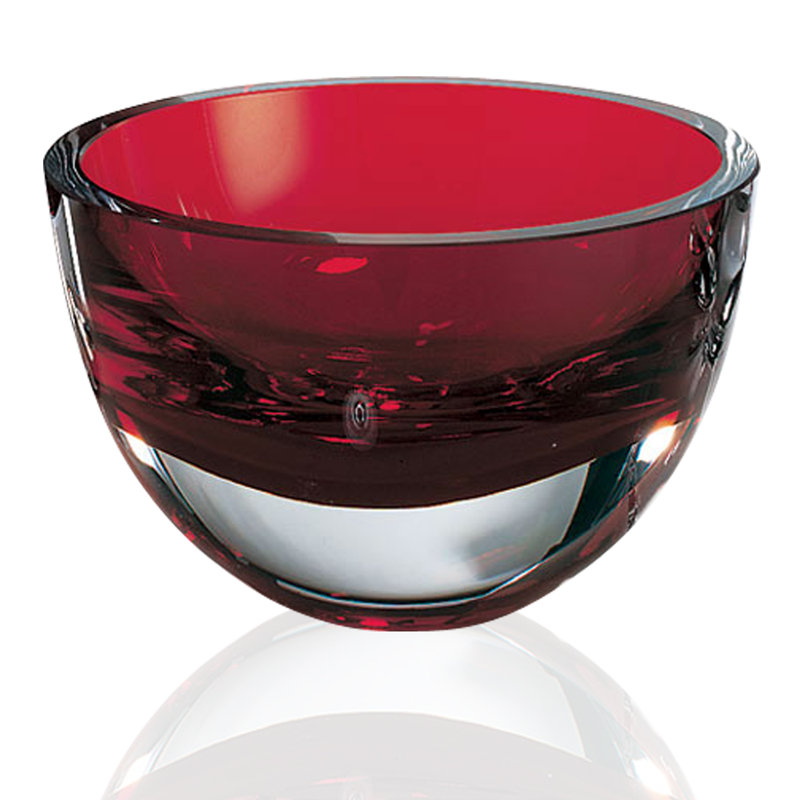 Bol à bonbons / noix Bardsley, Rouge riche