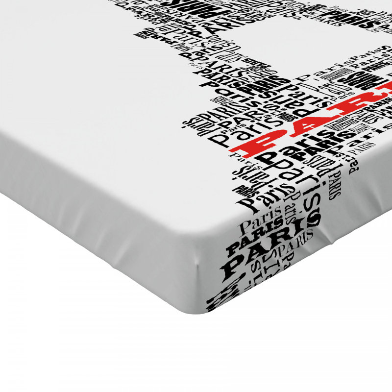 Microfiber Patterned Fitted Sheet, Full/Double Fitted Sheet