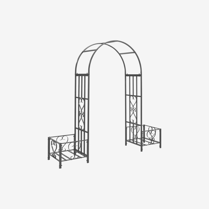 Tonnelle de jardin en acier Outsunny