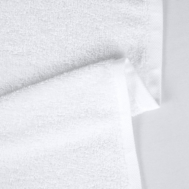 100% Cotton Hand Towels For Bathroom - 12 Pack  Towel, White