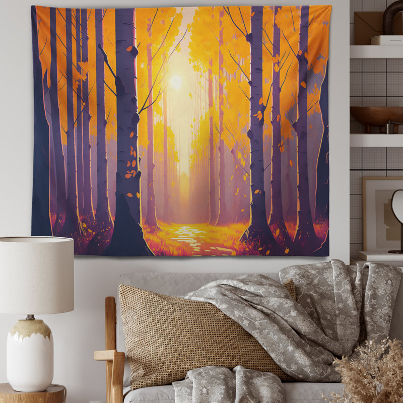 Tapisserie en polyester avec boules IV, H 50 po x l 60 po