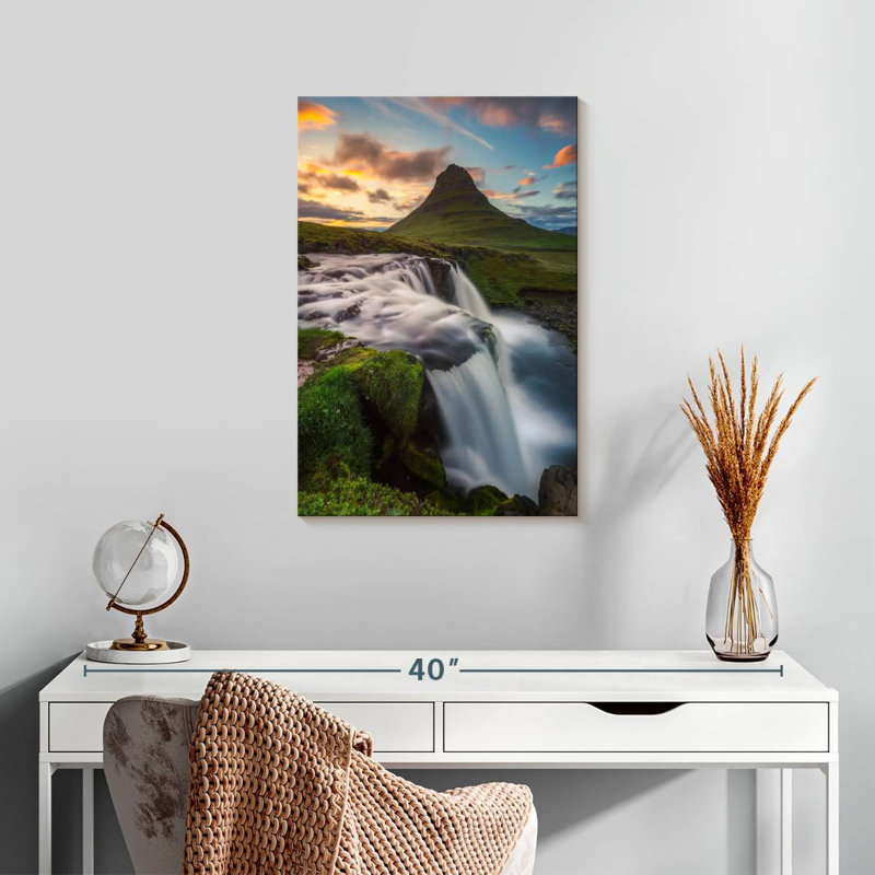 Alvord Kirkjufell Midnight Sun I, 24" H x 16" W