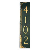 Wheat 4-Line Lawn Address Sign