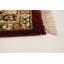 Tapis décoratif en laine rouge foncé de conception unique 8 pi 10 po x 11 pi 7 po noué à la main New Age Pakh