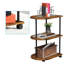 Table d'appoint semi-circulaire - brun