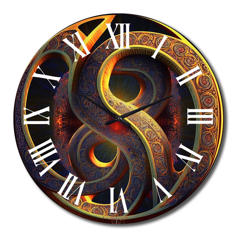 Horloge murale en métal, Grand