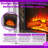Electric Fireplace Mantel Heater With Realistic Stacked Stone Surround Timer And Remote Control-155457089