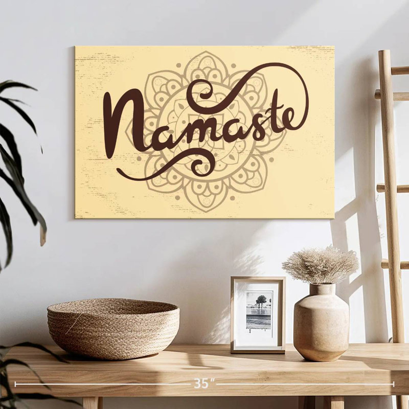 Mandala Tergel Namaste, H 16 po x l 24 po