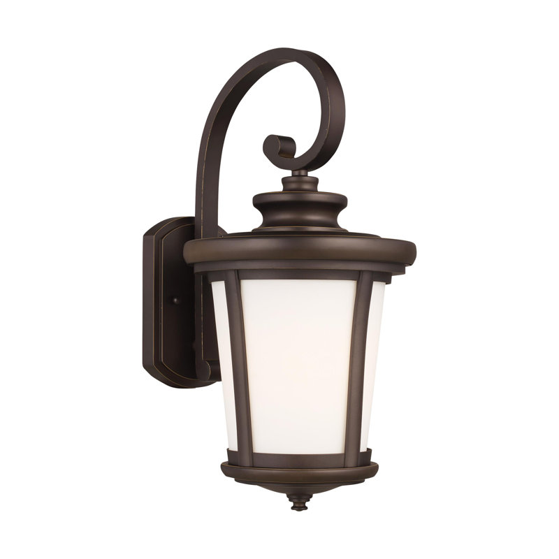 Grande lanterne murale Eddington , Bronze antique, H 19,88 po x l 10 po x P 10 po, Non