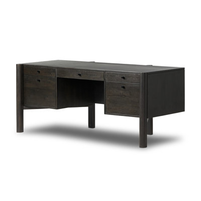Reza Solid Wood Executive Desk