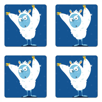 Square 4 Piece Coaster Set