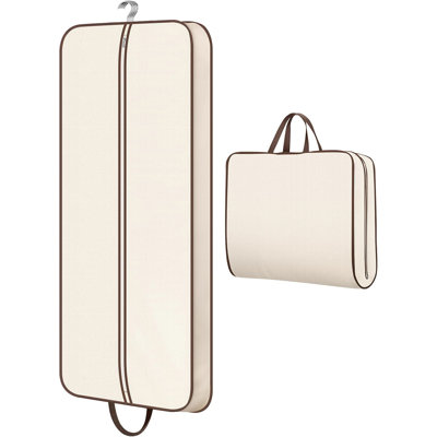 60" Foldable Garment Bags For Travel For Women Dress Bags For Gowns Long Hanging Bag For Closet Storage Dress Protector Bag For Gowns, Suits, Coats