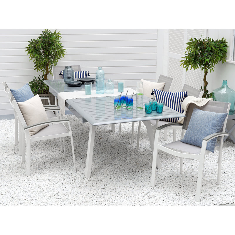 Stansberry Rectangular Extendable Outdoor Dining Table - 175 cm W 100 cm D