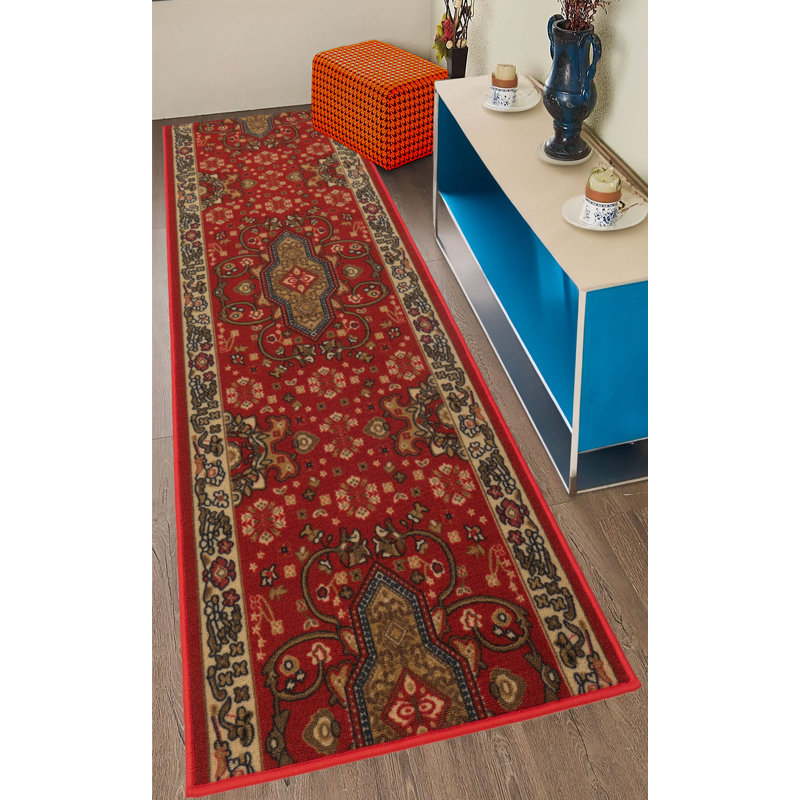 Custom Size Anatolian Oriental Red Runner Rug, Runner 2'2" x 25'