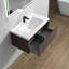 Meuble-lavabo mural simple l 35,4 po x P 19,6 po x H 17,7 po Crina-3734888