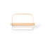 Porte-serviette Bellwood blanc / naturel