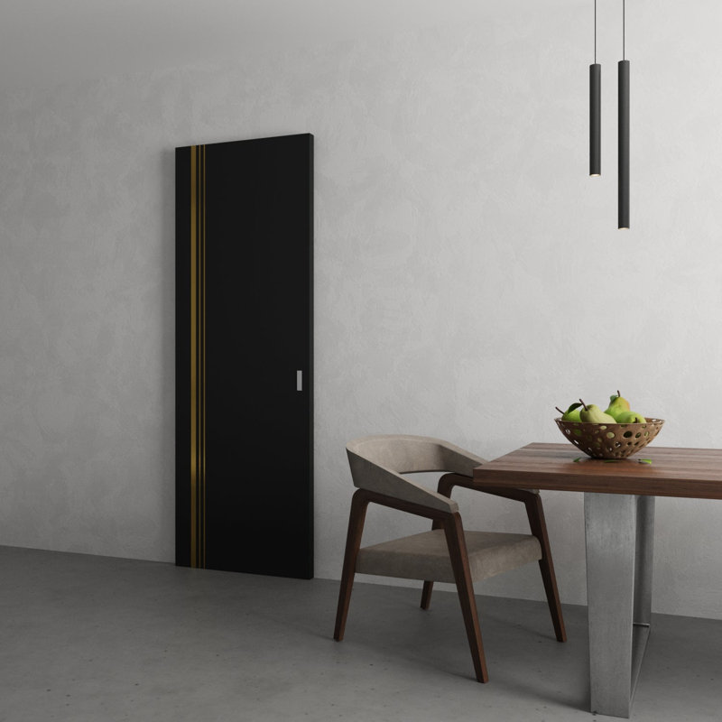 Grange cachée | Planum 1010 | Portes robustes à finition moderne | Ensemble coulissant Magic, 32 po x 96 po