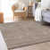 Premium Machine Washable Prisco Brown Rug
