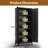 Black Kitchen Pantry Cabinet, 75" Tall Pantry Cabinet with Drawer, Metal Storage Cabinets with Doors and Shelves, Freestanding Food Cupboards for Dining & Living Room-1067356913