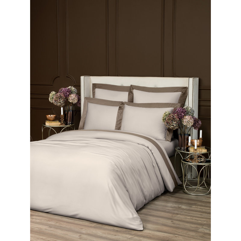 Eden Fitted Sheet, Super King, Beige